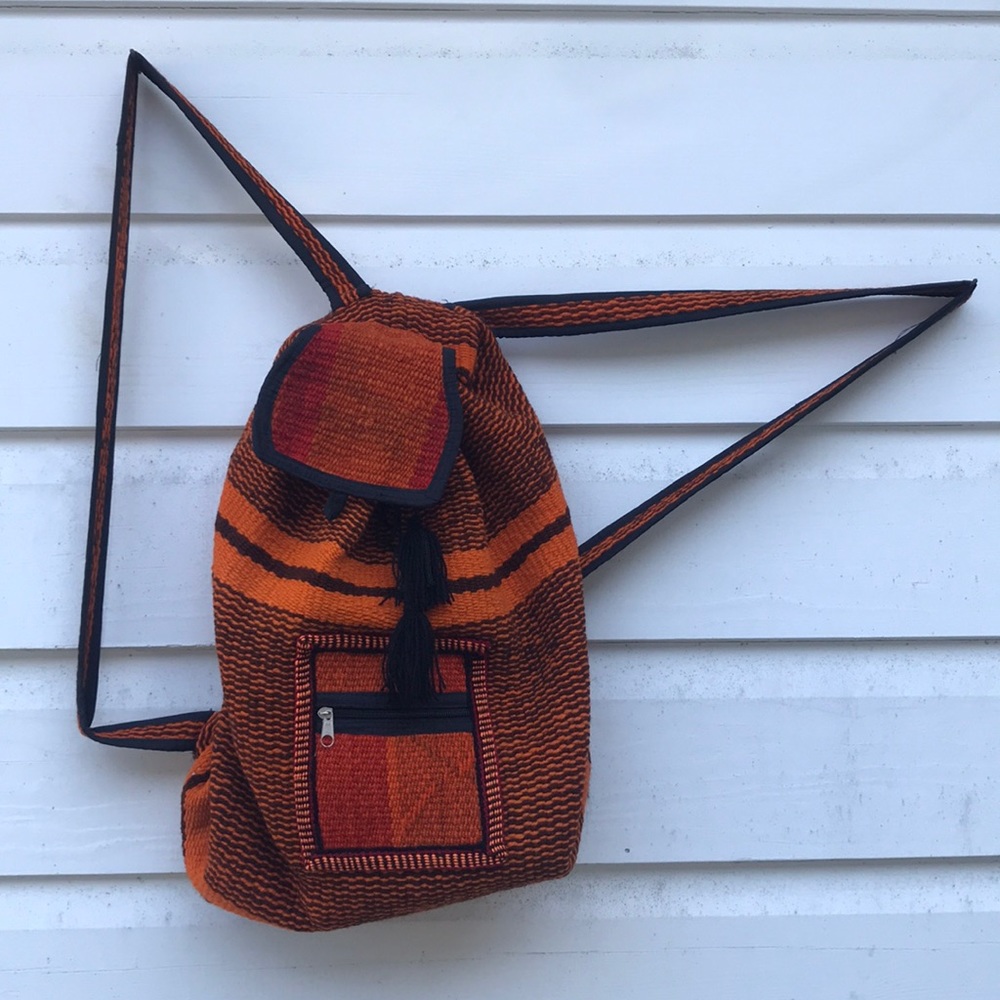 Peruvian Backpack Orange - image 4